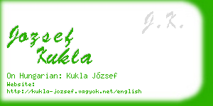jozsef kukla business card
