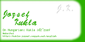 jozsef kukla business card
